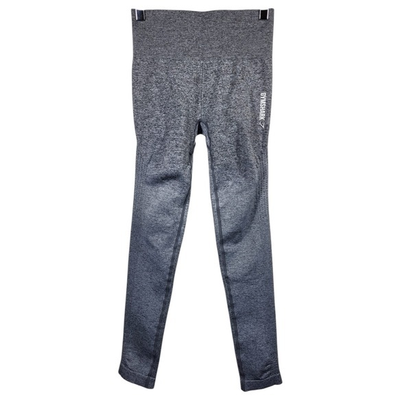 Gymshark OG Ombré Seamless Vital High Waisted Leggings in Grey - Picture 1 of 7